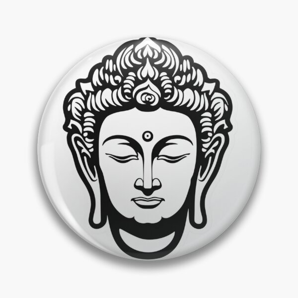 Item preview, Black White buddha Modern art 3D , meditation designed and sold by MartynGrey.