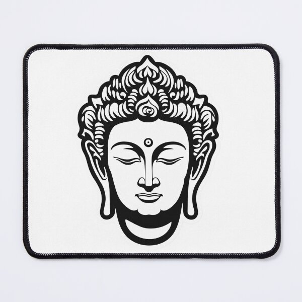 Item preview, Black White buddha Modern art 3D , meditation designed and sold by MartynGrey.