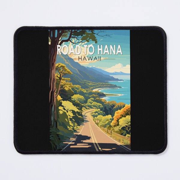 Item preview, Road to Hana Maui Hawaii Travel Art Vintage designed and sold by KrisSidDesigns.