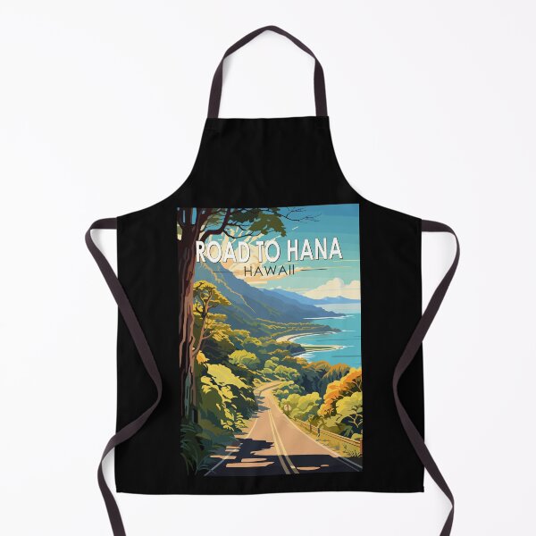 Item preview, Road to Hana Maui Hawaii Travel Art Vintage designed and sold by KrisSidDesigns.