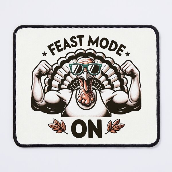 Item preview, Feast Mode On - Buff Thanksgiving Turkey designed and sold by ZenEverAI.