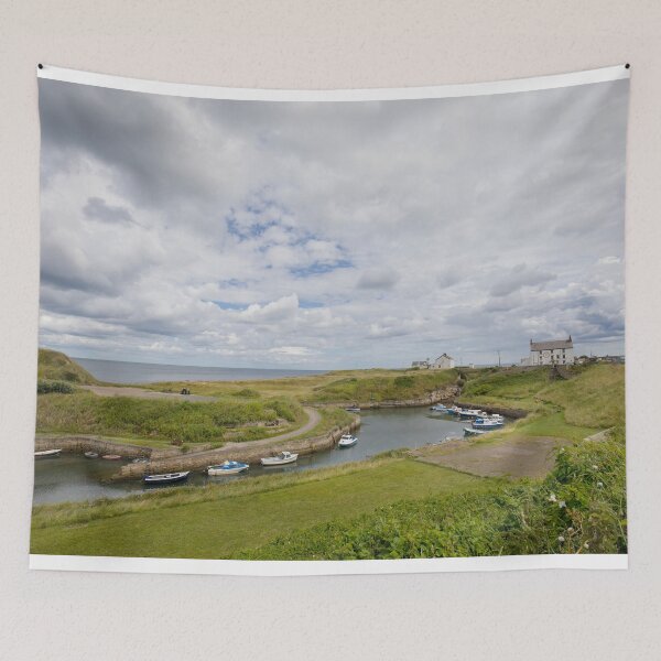 Item preview, Seaton Sluice Harbour at High Tide (2) designed and sold by Violaman.