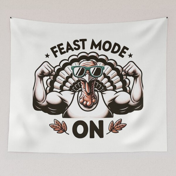 Item preview, Feast Mode On - Buff Thanksgiving Turkey designed and sold by ZenEverAI.