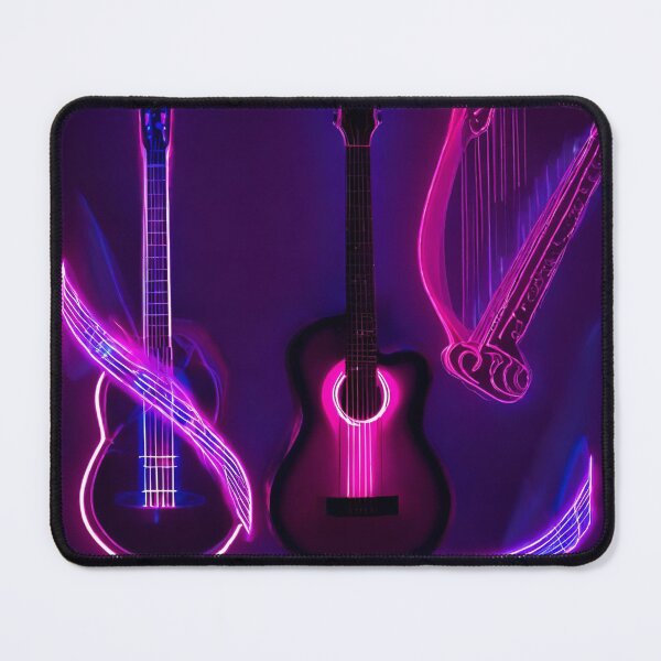 Item preview, Guitar, harp and fluttering notes designed and sold by mariolasworld.