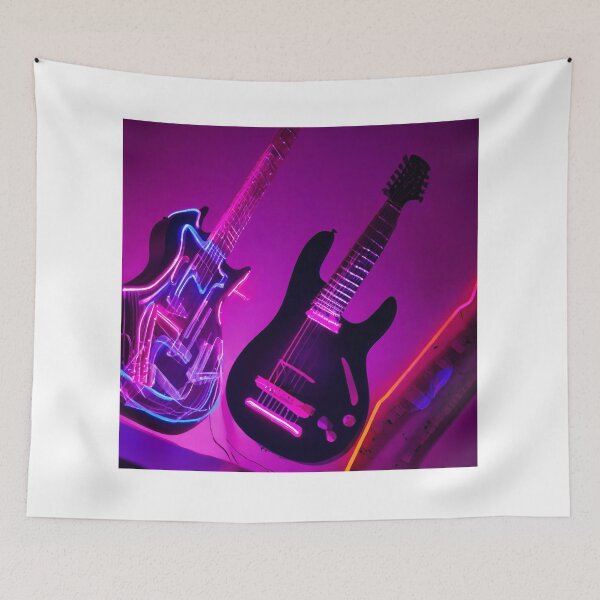 Item preview, Guitar, harp and fluttering notes designed and sold by mariolasworld.