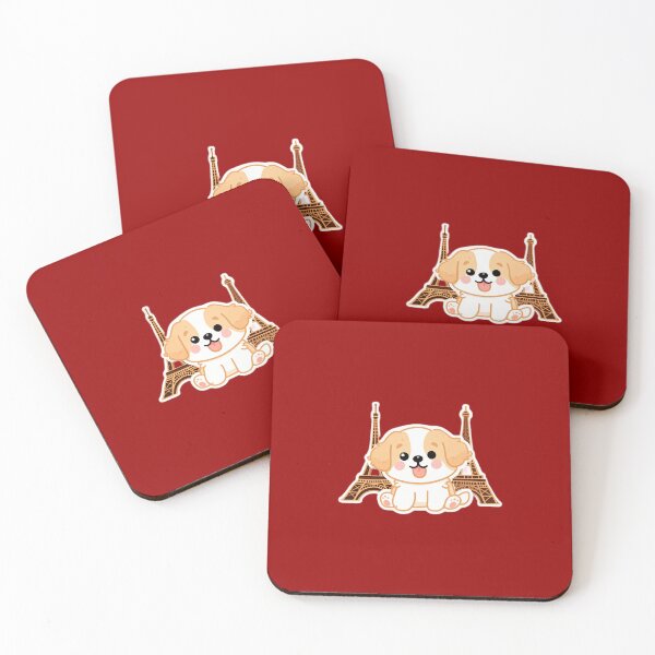 Item preview, Cute Puppy at Eiffel Tower designed and sold by TheraTravels.
