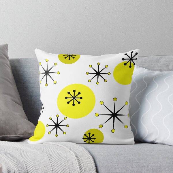 Item preview, Atomic Era Starbursts Yellow designed and sold by thepixelgarden.