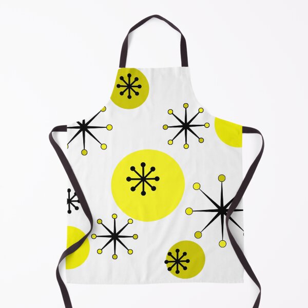 Item preview, Atomic Era Starbursts Yellow designed and sold by thepixelgarden.