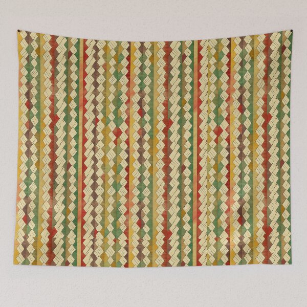 Item preview, Modern Ikat Textile Art Pattern No2 designed and sold by Atomura.