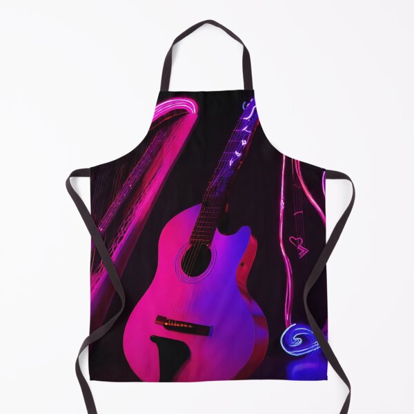 Item preview, gitara, harfa i nuty  fruwające designed and sold by mariolasworld.