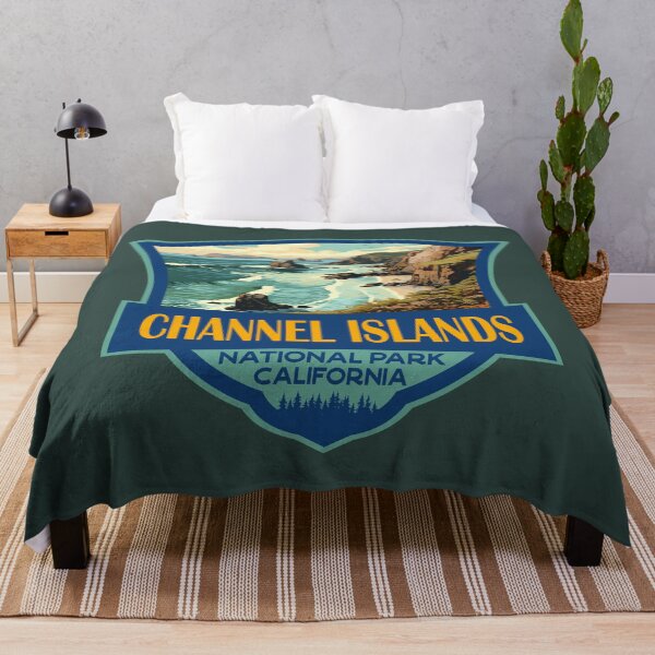 Item preview, Channel Islands National Park Illustration Retro Badge designed and sold by KrisSidDesigns.