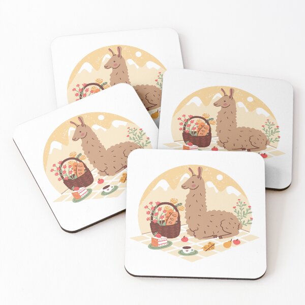 Item preview, Llama having a picnic designed and sold by Wlaurence.