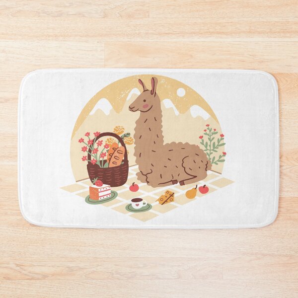 Item preview, Llama having a picnic designed and sold by Wlaurence.