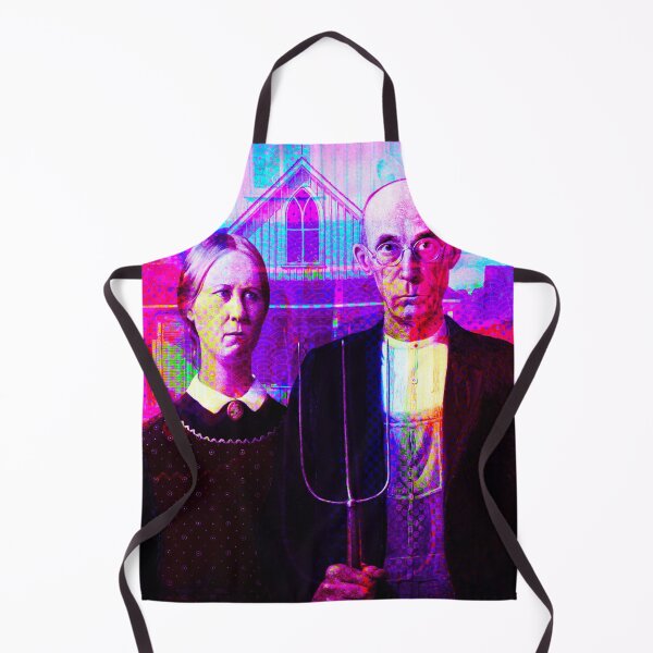 Item preview, Grant Wood’s “American Gothic” Remix designed and sold by sabreart.