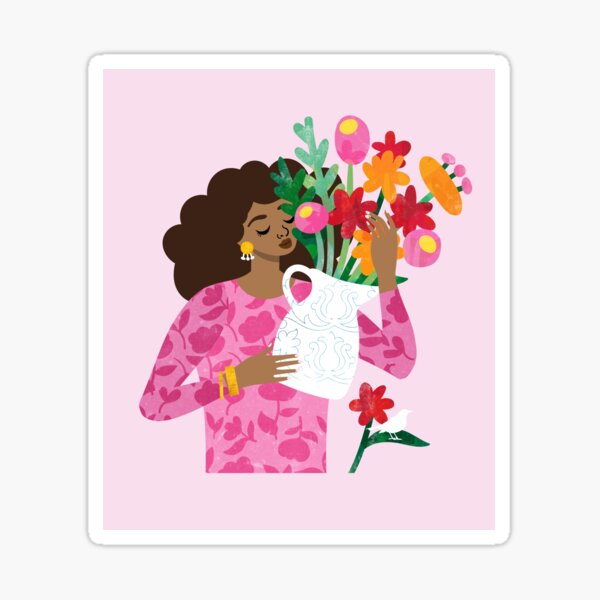 Item preview, Pitcher of Flowers designed and sold by TabithaBianca.
