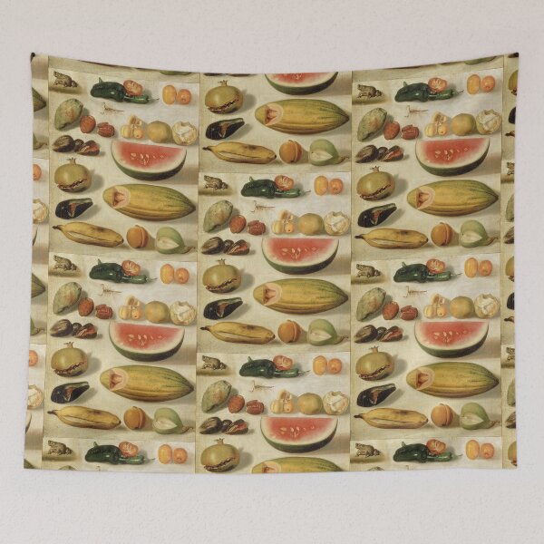Item preview, Still Life with Fruit (with Scorpion and Frog) by Hermenegildo Bustos designed and sold by Amanda1775.