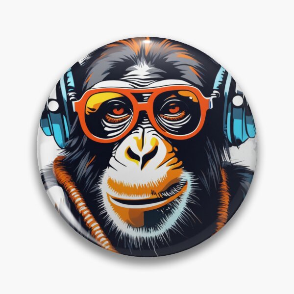 Item preview, Groove Ape: Your Ticket to the Ultimate Vibes! designed and sold by milliedoesart84.