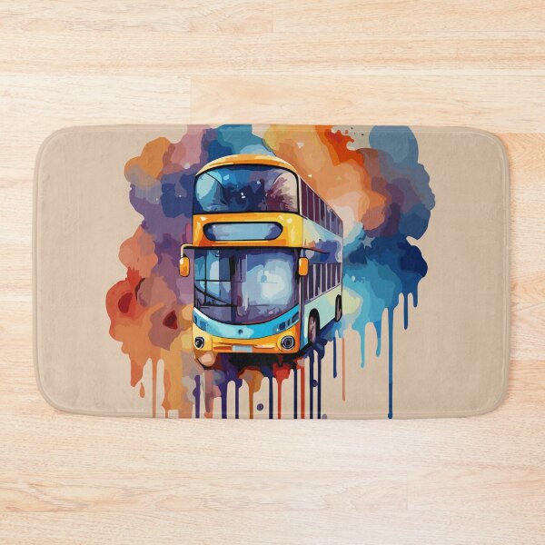 Item preview, Bus Paint DeVibrant Bus Paint Art Design Merch - Unique Handcrafted Bus-Themed Artworksign designed and sold by TrendZ Style.