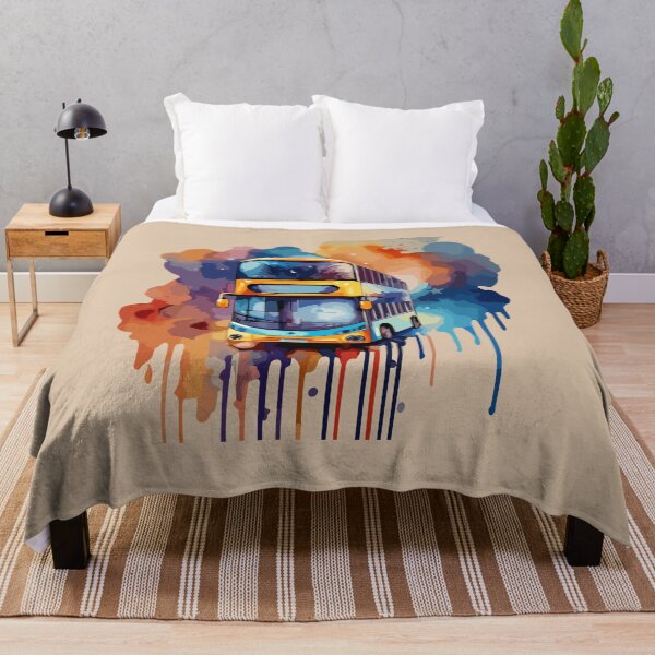 Item preview, Bus Paint DeVibrant Bus Paint Art Design Merch - Unique Handcrafted Bus-Themed Artworksign designed and sold by TrendZ Style.