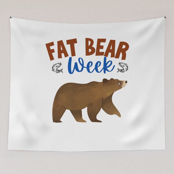 Item preview, fat bear week funny designed and sold by ANNINOART ⭐⭐⭐⭐⭐.