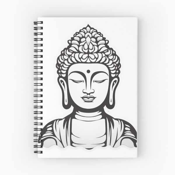 Item preview, Black White buddha Digital Art  Buddhist symbol , decor for your space designed and sold by MartynGrey.