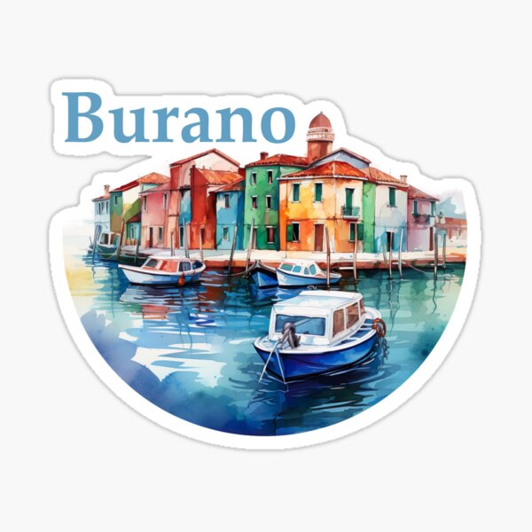 Item preview, Burano Island - Venice designed and sold by WBCreativeWS.