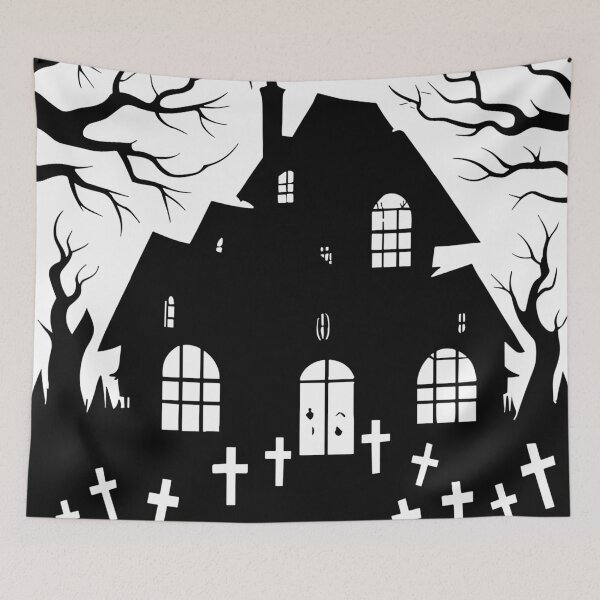 Item preview, halloween scene designed and sold by Art4PrintGifts.