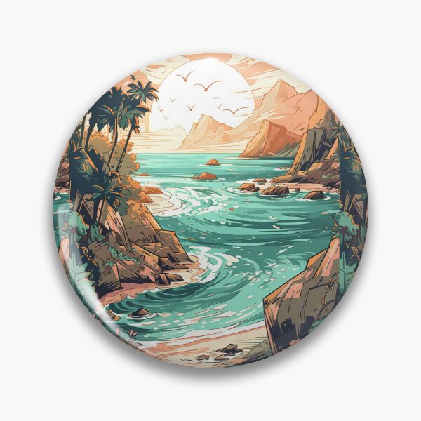 Item preview, Vibrant Coastal Landscapes: A Seaside Fantasy designed and sold by Piotrek0001.