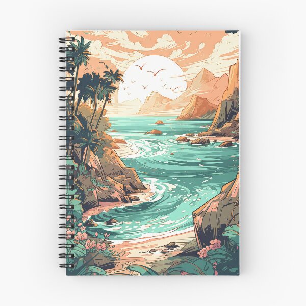 Item preview, Vibrant Coastal Landscapes: A Seaside Fantasy designed and sold by Piotrek0001.