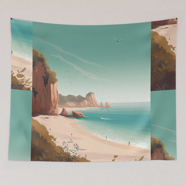 Item preview, Vibrant Coastal Landscapes: A Seaside Fantasy designed and sold by Piotrek0001.