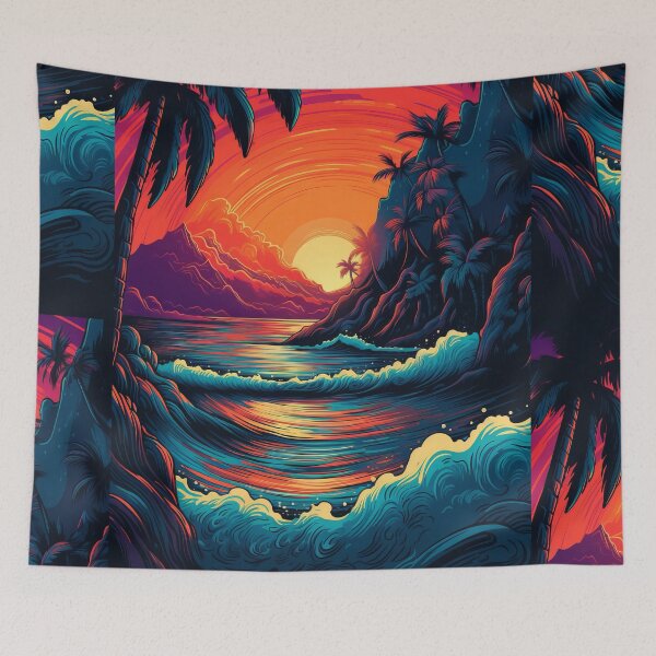 Item preview, Vibrant Coastal Landscapes: A Seaside Fantasy designed and sold by Piotrek0001.