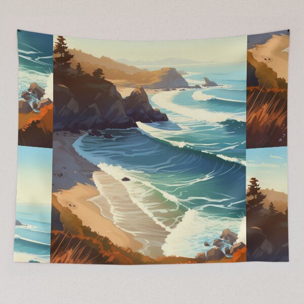 Item preview, Vibrant Coastal Landscapes: A Seaside Fantasy designed and sold by Piotrek0001.