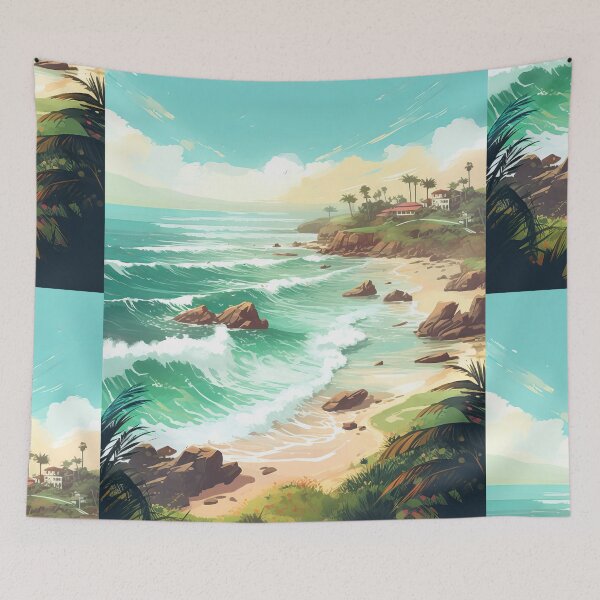 Item preview, Vibrant Coastal Landscapes: A Seaside Fantasy designed and sold by Piotrek0001.