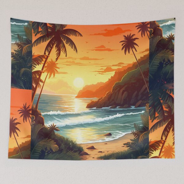 Item preview, Vibrant Coastal Landscapes: A Seaside Fantasy designed and sold by Piotrek0001.