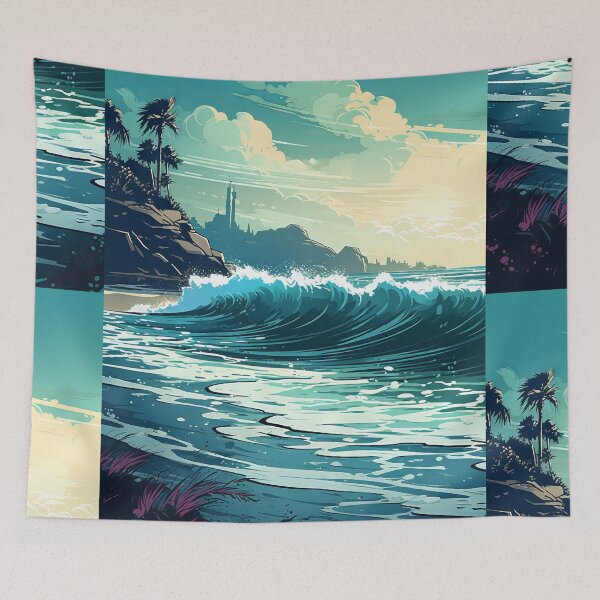 Item preview, Vibrant Coastal Landscapes: A Seaside Fantasy designed and sold by Piotrek0001.