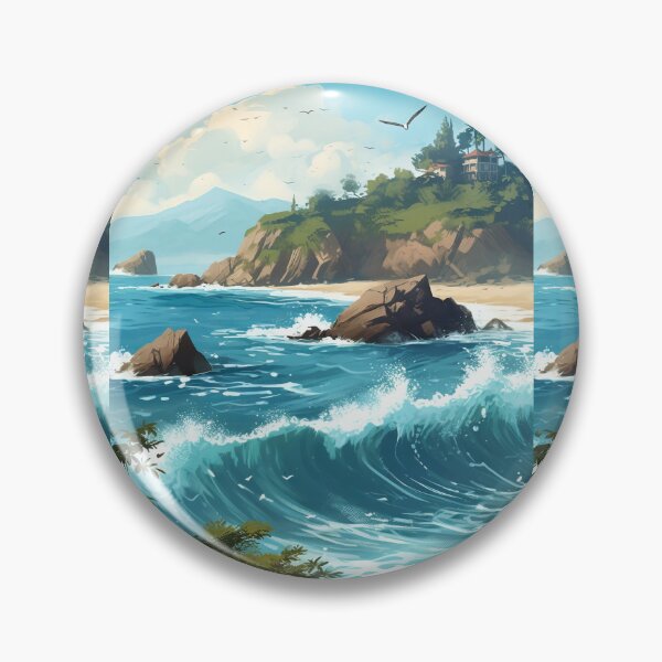 Item preview, Vibrant Coastal Landscapes: A Seaside Fantasy designed and sold by Piotrek0001.