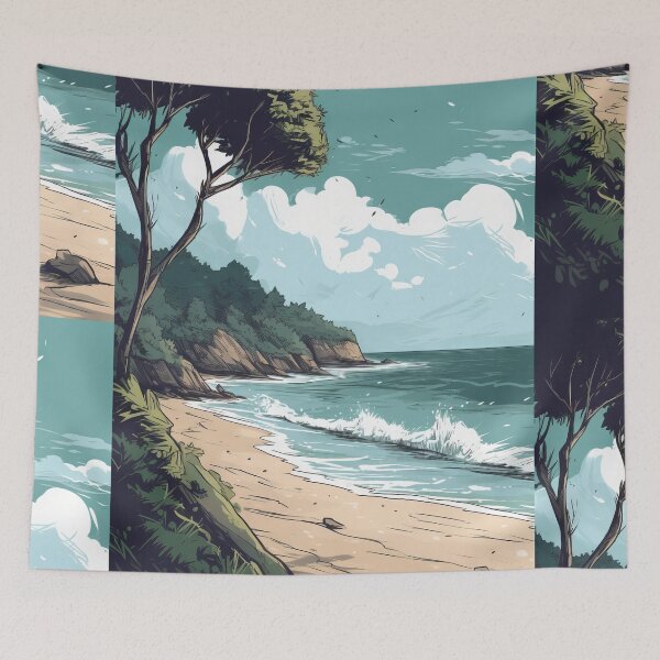 Item preview, Vibrant Coastal Landscapes: A Seaside Fantasy designed and sold by Piotrek0001.