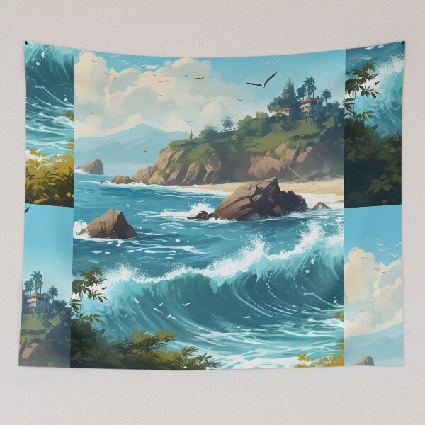 Item preview, Vibrant Coastal Landscapes: A Seaside Fantasy designed and sold by Piotrek0001.