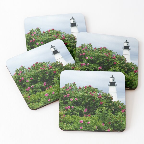 Item preview, Portland Head Light Roses designed and sold by MAINE IMAGESDEZIGNS.