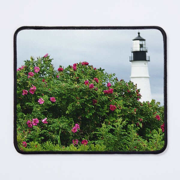 Item preview, Portland Head Light Roses designed and sold by MAINE IMAGESDEZIGNS.