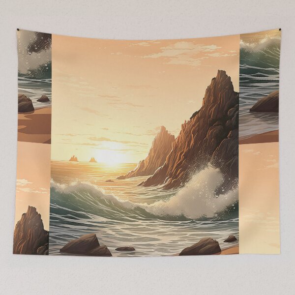 Item preview, Vibrant Coastal Landscapes: A Seaside Fantasy designed and sold by Piotrek0001.