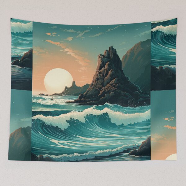 Item preview, Vibrant Coastal Landscapes: A Seaside Fantasy designed and sold by Piotrek0001.