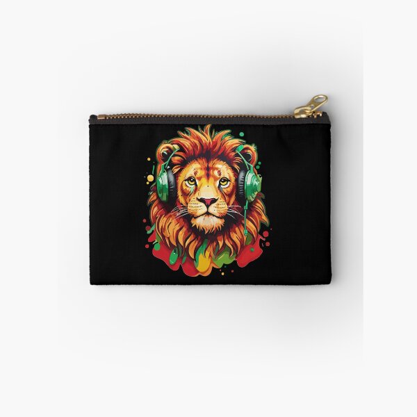 Item preview, Reggae Lion with Headphones designed and sold by reggaeartgifts.