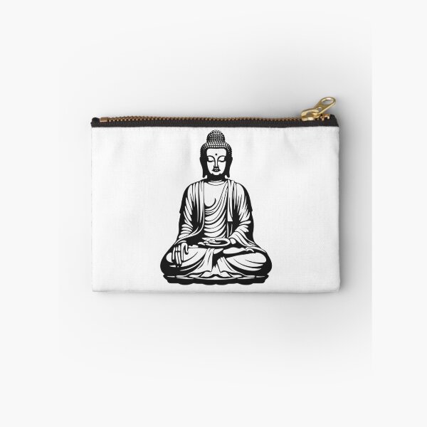 Item preview, Black White buddha, religion stickers , Digital Art, buddha Modern art 3D designed and sold by MartynGrey.
