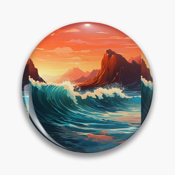 Item preview, Vibrant Coastal Landscapes: A Seaside Fantasy designed and sold by Piotrek0001.