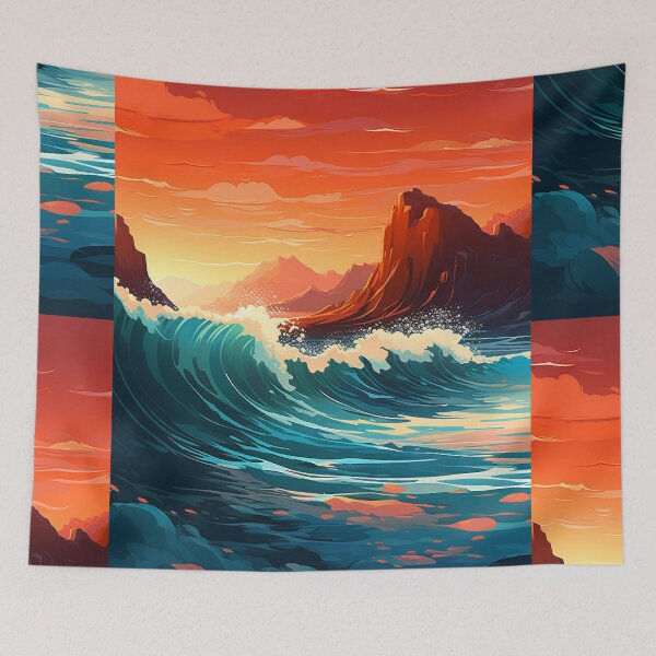 Item preview, Vibrant Coastal Landscapes: A Seaside Fantasy designed and sold by Piotrek0001.