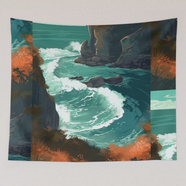 Item preview, Vibrant Coastal Landscapes: A Seaside Fantasy designed and sold by Piotrek0001.