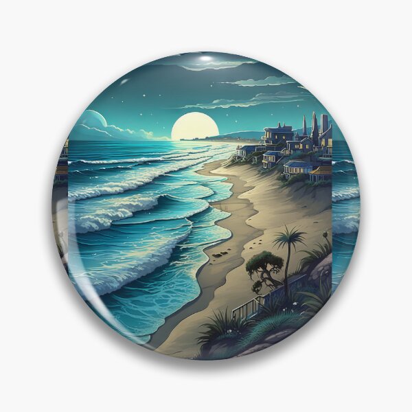 Item preview, Vibrant Coastal Landscapes: A Seaside Fantasy designed and sold by Piotrek0001.