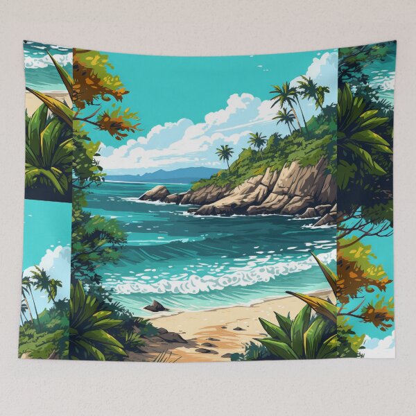 Item preview, Vibrant Coastal Landscapes: A Seaside Fantasy designed and sold by Piotrek0001.