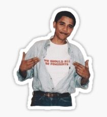 Feminist Obama Sticker